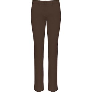 Kariban Dameschinobroek K741 - Chocolate - 40 NL (42 FR)