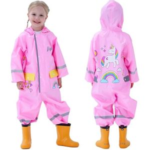 Waterdicht Kinder Regenpak - Regenoverall met Capuchon voor Jongens en Meisjes | Multifunctionele Outdoor Kleding