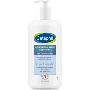 Cetaphil, vochtinbrengende, verzachtende lichaamswas, droge, gevoelige huid 591 ml