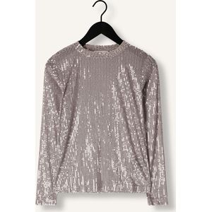 Notre-V Nv-geraldine Tops & T-shirts Dames - Shirt - Zilver - Maat S