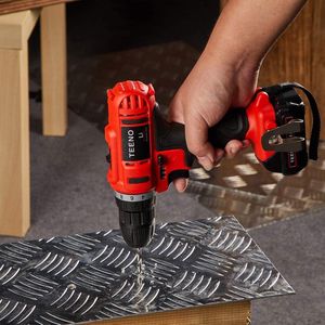 Accu Schroefboormachine - Gereedschapset - Slagboor Functie - 21 Accesoires