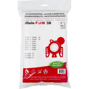 P.C.K. 20x Stofzuigerzakken/Stofzuigerzak/Stofzuiger geschikt voor Miele F/J/M Complete C1 /Compact C1 - C2 Inclusief 1 filter erbij
