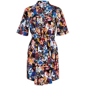 Anita - Strandjurk Tropical Opulence Style Lavagna - maat M - Meerkleurig