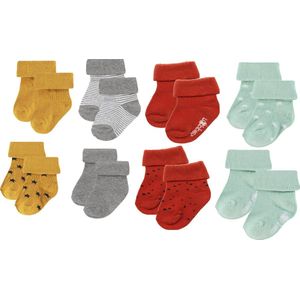 Noppies - 8 paar sokjes - In Cadeaudoosje - 6-12 Maanden - Geschenkverpakking - Cadeauverpakking - Babysokjes - Maat 68-80