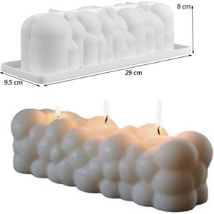 ZoeZo - Kaarsmal Bubbelbar - Bubble - Bubbel - Kaars mallen - Siliconen mal - Zelf kaarsen maken - Gips & epoxy gieten - Zeep maken