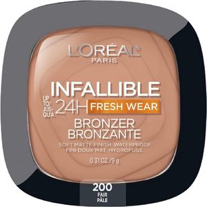 L'Oreal Paris - Infallible 24H Fresh Wear - Bronzer - 200 Fair - Waterproof - 8 g