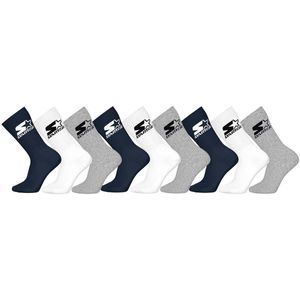 STARTER - Crew Sokken - Unisex - 9-pak - Zachte Katoenmix