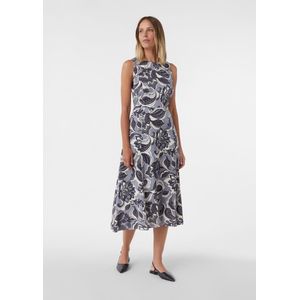 comma - Midi-jurk - Mouwloos - All-over print