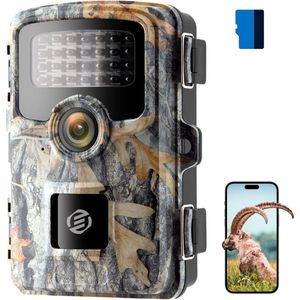 Equivera Wildcamera - Wildcamera met Nachtzicht - Wildcamera's - Wildcamera met Nachtzicht en Wifi - Wildlife Camera's - Wild Camera - Buitencamera met Nachtzicht - Wildcamera voor Buiten - Wildcamera met Sensor