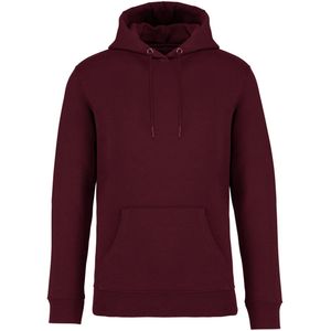 Biologische unisex hoodie met capuchon merk Native Spirit Dark Cherry - 3XL