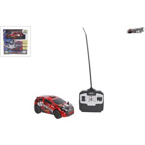 Roadstar RC rallyauto 88 full function 1:28 27MHZ 14cm met afstandsbediening