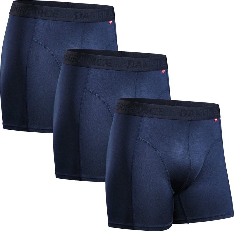 DANISH ENDURANCE - Sport Boxershorts - Blauw - Quick Dry - 3 pack
