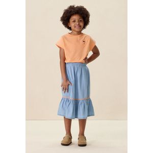 Sissy-Boy - Denim Midi Rok - Lichtblauw