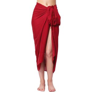 Uni Kleuren Sarong Pareo Wikkelrok Strandlaken Sauna Handdoek