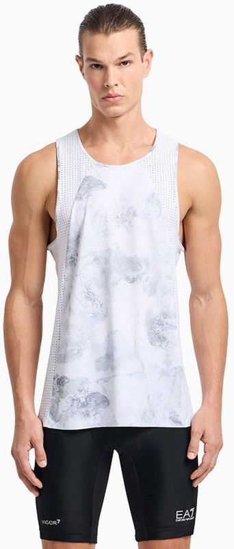 Ea7 Emporio Armani 7m000042_af13802 Mouwloos T-shirt Wit M Man