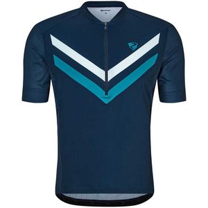 Ziener Nagnus Korte Mouw Wielertrui Blauw 50 Man