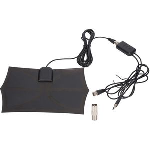 Television Antenna, 300 Mile Range Black Digital TV Antenna Outdoor USB Power Supply