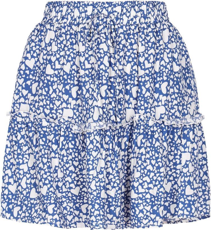 myMo - A-lijnrok - Hartjesprint - Zomer - Gelaagd Design