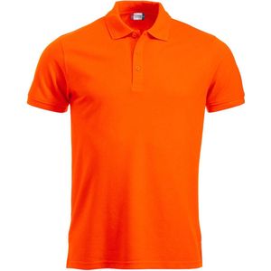 Clique Manhattan Heren Polo Signaaloranje