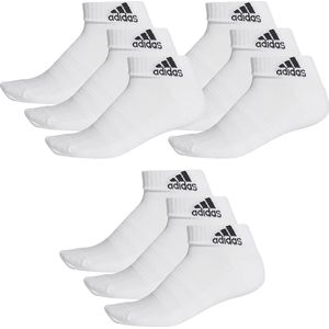 SOKKEN 9 PACK adidas enkel-/kwartsokken Unisex korte sokken Enkelsokken