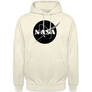 NASA zwart-wit klassiek logo Hoodie Unisex