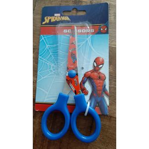 Schaar Spiderman - Geel / Blauw - 13 x 7 cm - Vanaf 3 jaar - Kinderschaar - Disney - Marvel