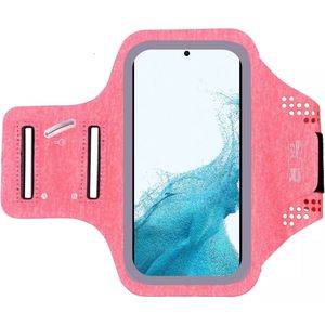 Universele Telefoonhoesje Sportarmband Telefoonhouder - Waterdicht Hoesje - Universeel - Hardlopen - Sporten - Loopband - Roze