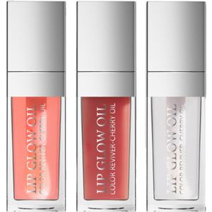 NAXSIR Lipgloss Olie Set van 3 - Transparante Hydraterende Lipgloss met Voedende Ingrediënten, Langdur