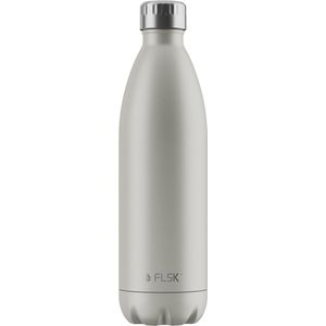 FLSK BOTTLE Drinkfles - Vaatwasmachinebestendig - 1000 ml - Wind Grijs/beige