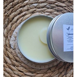 Organische Immortelle balsem - droge huid - gevoelige en schilferige huid - arganolie - shea boter 100gr