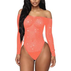 Dames mesh bodysuit voor sexy outfits