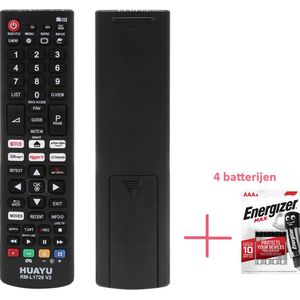 Universele afstandsbediening voor alle LG Smart TV - Netflix - Amazon - Disney - Smart Home - Apps - 3D - Remote Control + 4 batterijen
