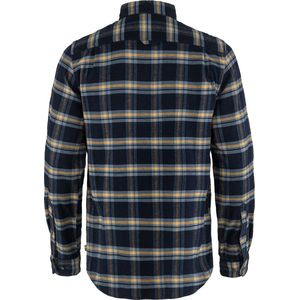 Fjallraven Ovik Heavy Flannel Shirt Men - Outdoor blouse - Heren - Dark Navy - Maat M