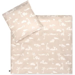 Bopita - Housse de Couette - 80 x 80 cm - Taie d'Oreiller - 35 x 40 cm - Oeko-Tex Standard 100