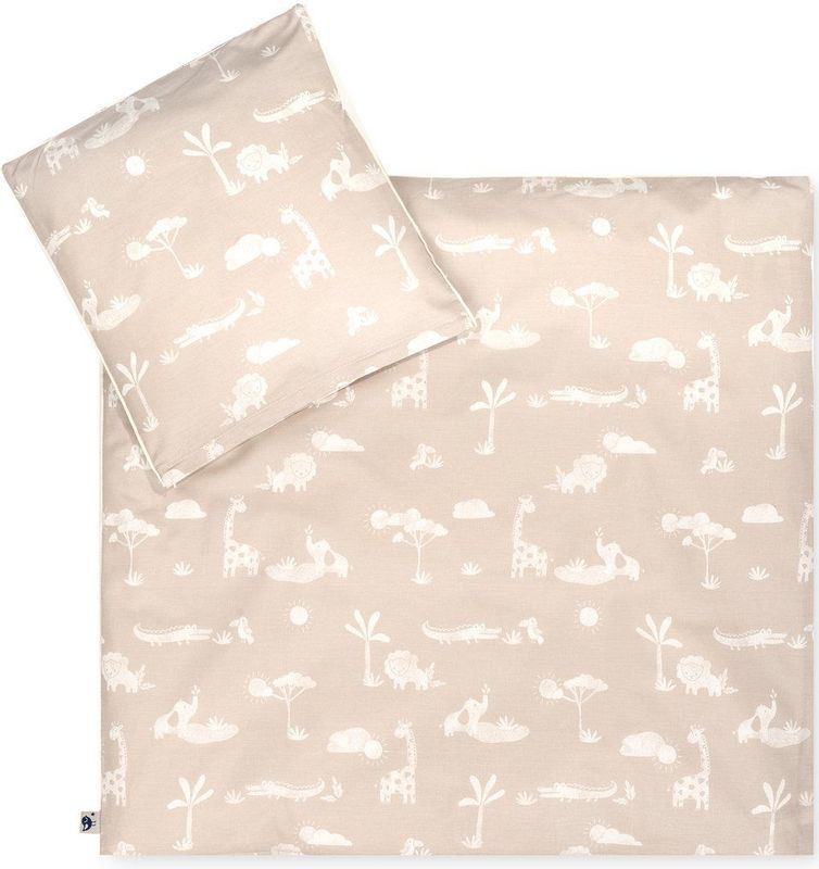 Bopita - Housse de Couette - 80 x 80 cm - Taie d'Oreiller - 35 x 40 cm - Oeko-Tex Standard 100