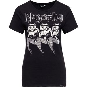 Queen Kerosin - Not your Doll Top - XXL - Zwart