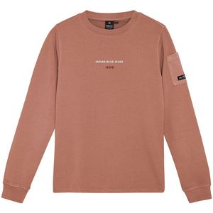 Indian Blue Jeans - T-Shirt Longsleeve Backprint - Burlwood - Maat 116