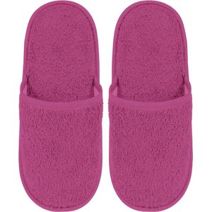 Badslippers Badstof Uni Pure met Zool Pruim Ciruela Maat 43 - 1 Paar