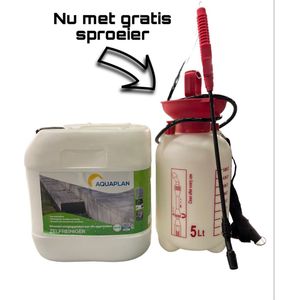 Aquaplan Zelfreiniger - Intensief reinigen buiten oppervlakken zonder schobben - 15 L + gratis tuinsproeier 5 L