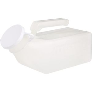 Plasfles Mannen - Urinefles - Urinaal – 100 ml Inhoud – Afsluitbaar – Makkelijk Mee Te Nemen – Doorzichtig Kunststof