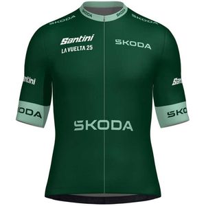 Santini - La Vuelta Points Leader - Korte Mouw Wielertrui - Groen - L