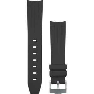 MoonSwatch horlogebandje - Zwart Striped