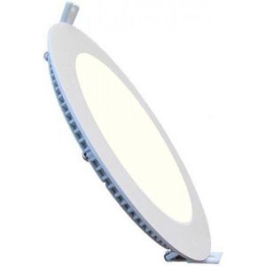 LED Downlight Slim - Inbouw Rond 3W - Natuurlijk Wit 4200K - Mat Wit Aluminium - Ø83mm