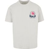 Merchcode Shirt 'Sunset Charm'  navy / lichtgrijs / pink