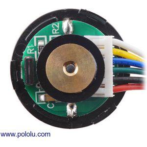 20.4:1 Metal Gearmotor 25Dx65L mm HP 12V with 48 CPR Encoder Pololu 4843