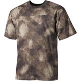 MFH US T-Shirt - korte mouw - HDT camouflage - 170 g/m² - MAAT S