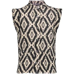 Geisha - Gilet - Black/offwhite - Maat 164