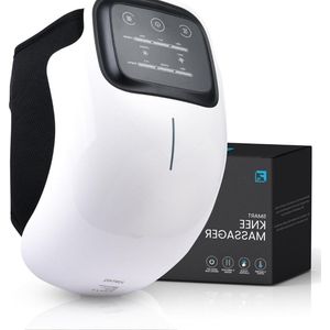 Knie Massage Apparaat - Rood Lichttherapie Met 3 Verstelbare Warmtes en Trillingen - Infrarood Massageapparaat - Kniebrace Massager voor Pijnbestrijding & tegen Gewrichtspijn – Draadloos – Voor Pijn / Stijfheid en Blessure