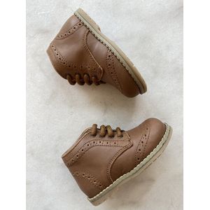 Lunella eerste stap schoentje cognac maat 18