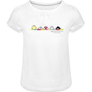 Hello Kitty En Vrienden Achterste Meisjes T-Shirt Met Plooien